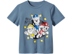 T-shirt bleue avec les personnages de Pat' Patrouille.