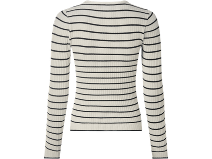 Női bordázott pulóver