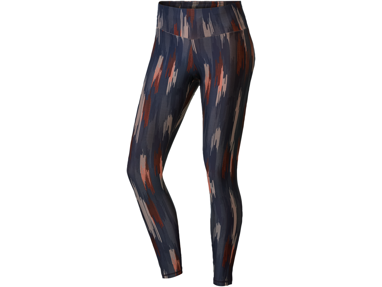 Crivit naiste tehnilised retuusid abstraktse mustriga tumesinises, oranžis ja beežis toonis.