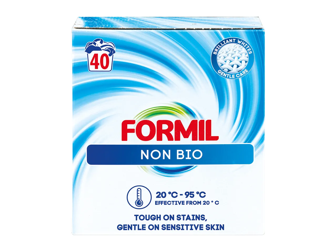Formil non-bio laundry detergent, 40 washes.