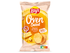 Zak ovengebakken chips met kaas- en uiensmaak, 50% minder vet, Nutri-Score A.