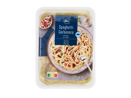 CHEF SELECT Spaghetti carbonara / pomodoro