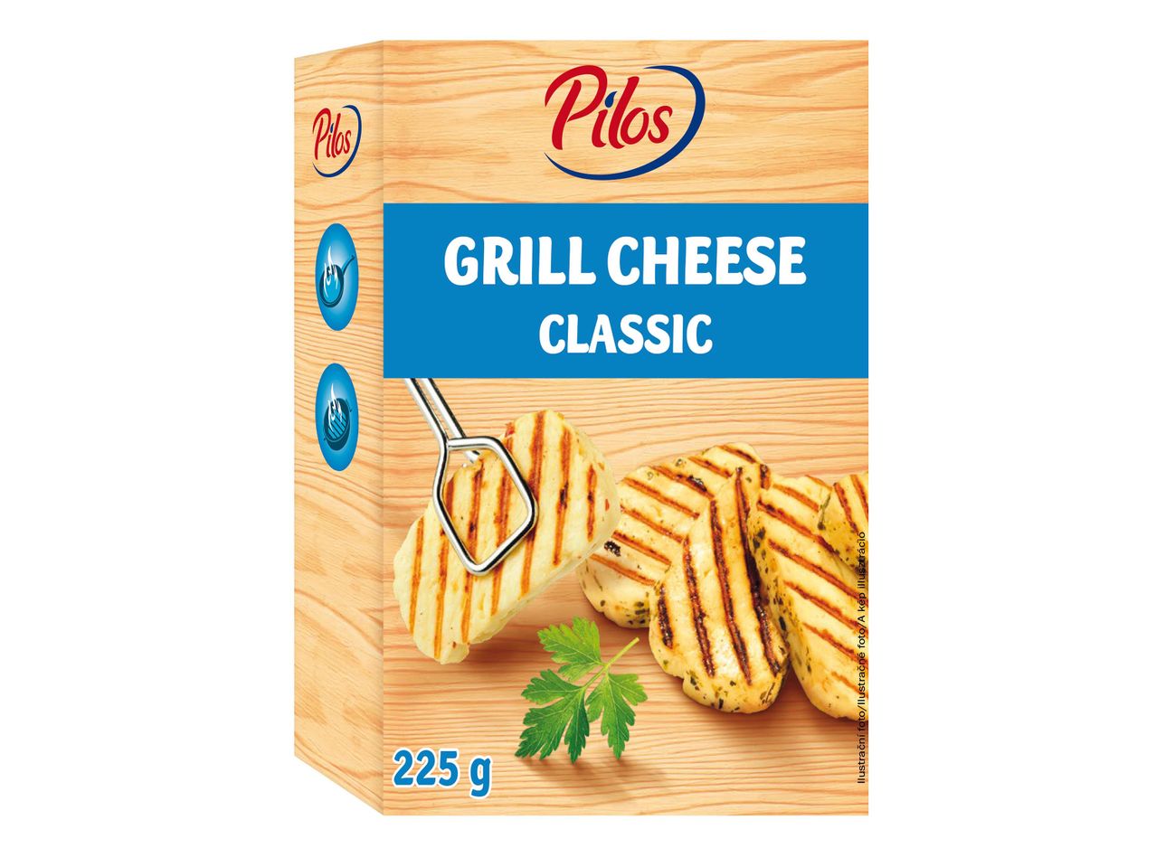 Pilos Grill Cheese Classic sajt 125g-os csomag.