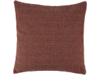 Livarno home Deko-Folie, almofada marrom-avermelhada com tecido texturizado