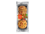 Chef Select mini focaccia met mozzarella, paprika en olijven.