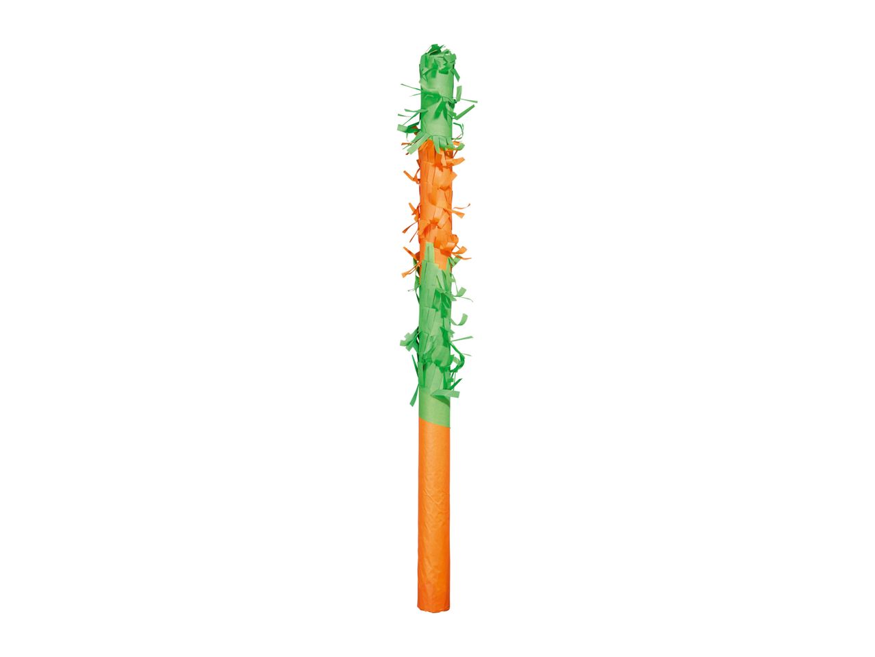 Orange and green piñata.