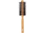 Spazzola rotonda in legno di bambù Chicco Beauty per capelli.