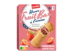 Sondey Haver Fruit Bar met aardbeiensmaak, rijk aan vezels, 8x1 verpakking, Nutri-Score D.