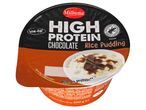 Milbona High Protein csokoládés rizspuding, alacsony zsírtartalmú.
