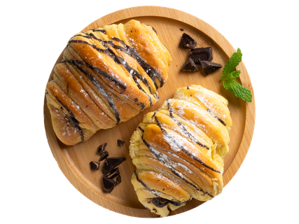 Croissant kakaós töltelékkel