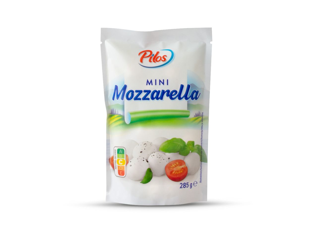 Pakiranje Pilosa mini mozzarelle od 285 grama.