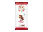 A bar of Divine Milk Chocolate with almonds.