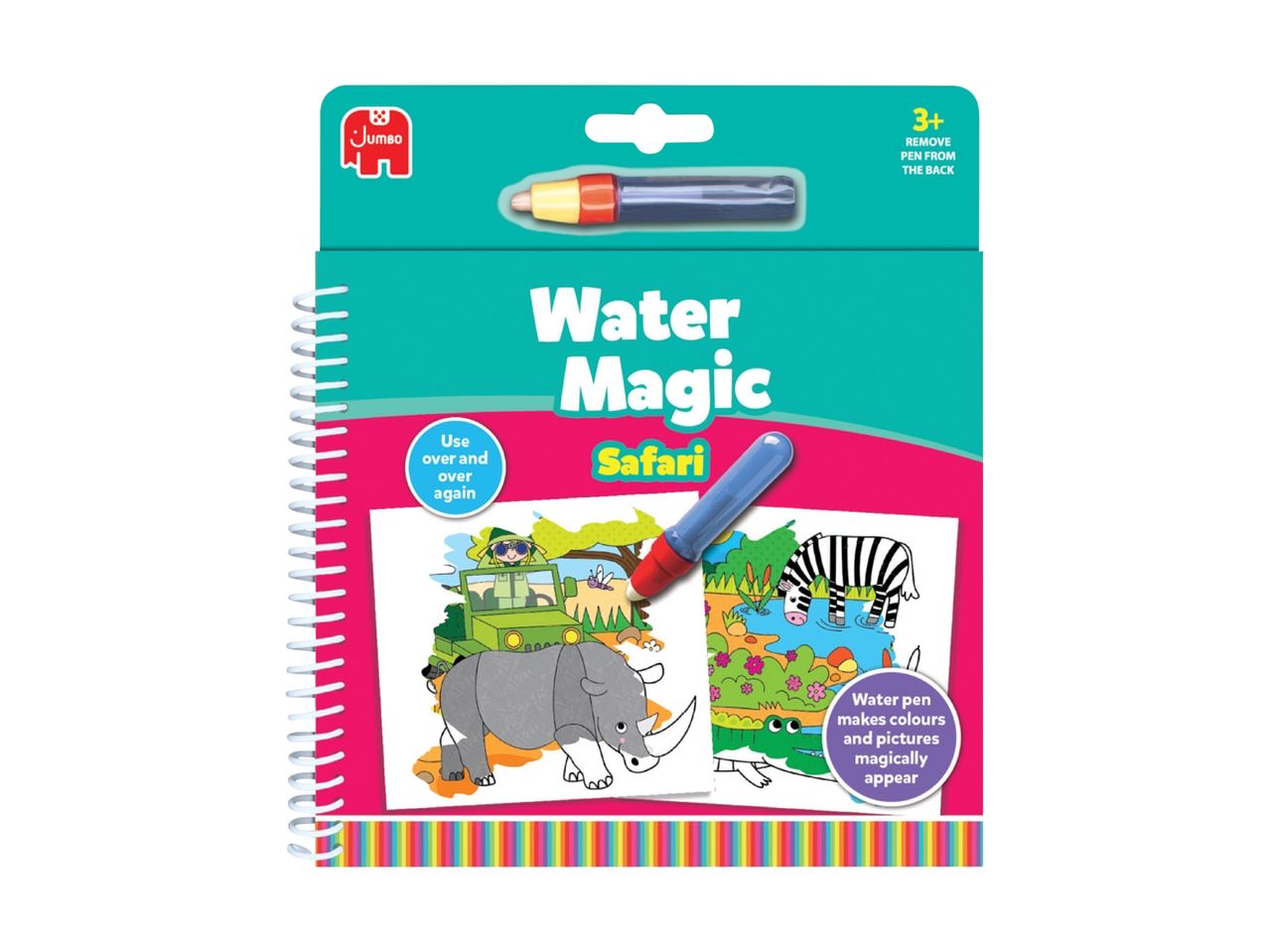 En Hama Water Magic aktivitetsbog med dyr.