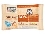 Orlando PureTaste: kutyaeledel, 60% hús, csirke és borjú.