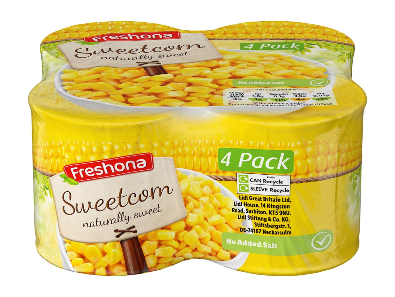 Go to full screen view: Tinned Sweetcorn - Image 1