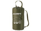Зелен детски спален чувал CRIVIT с връзка, дълъг 170 см, 770 г.