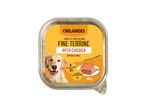 Orlando Fine Terrine cu pui pentru câini adulți.
