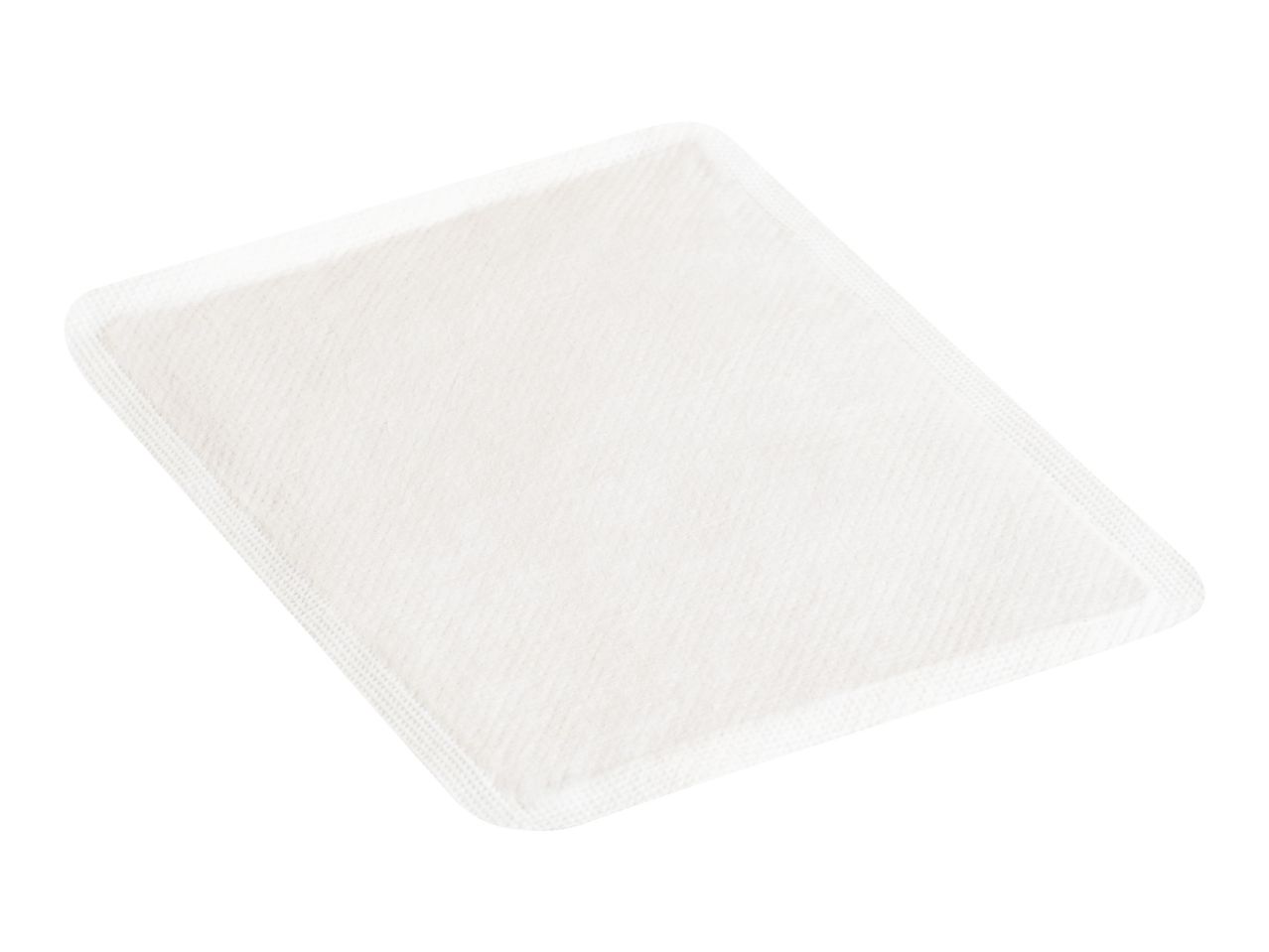 White rectangular disposable heat pad or warmer