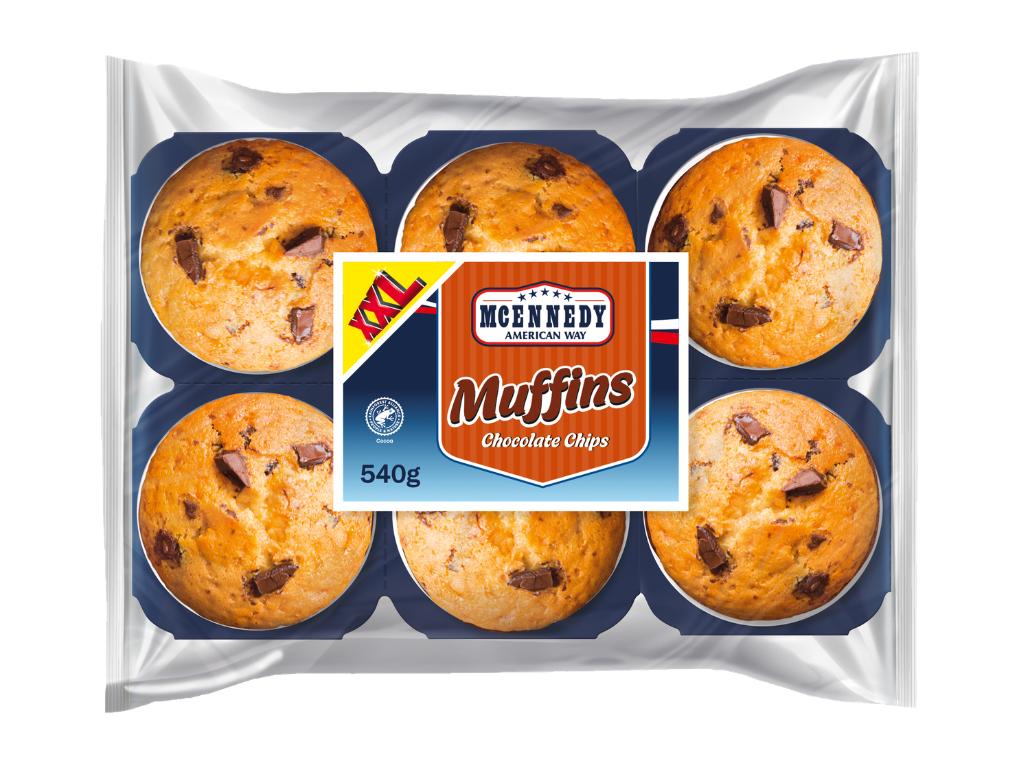 Muffins met chocolade