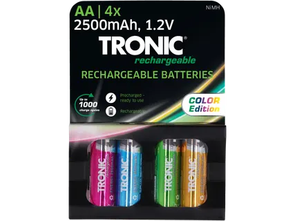 TRONIC® Uzlādējamas baterijas