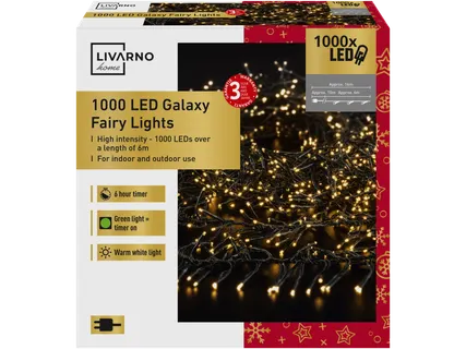 LED galaxis fényfüzér