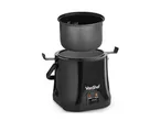 A black VonShef rice cooker with its inner pot removed, showing the 'MAX 1.5 CUP' marking.