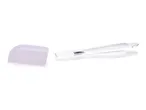 White spatula and tongs set.