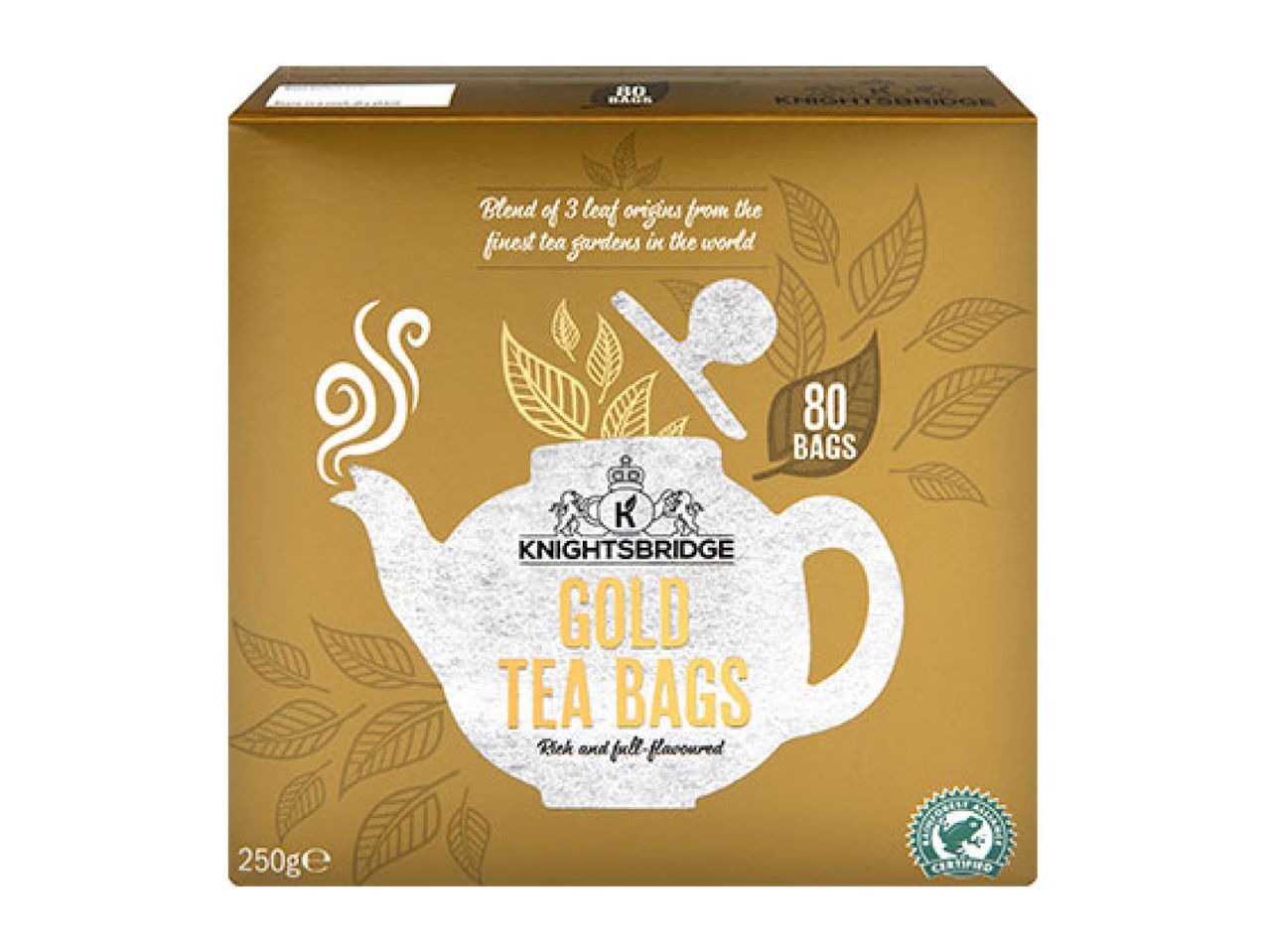 KNIGHTSBRIDGE Gold Blend Tea 80 Pack - Lidl plus price