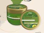 Cien Nature's Beauty маска за коса със средиземноморски маслини за суха и повредена коса.