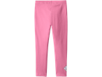 Rosa leggings för flickor med tryck.