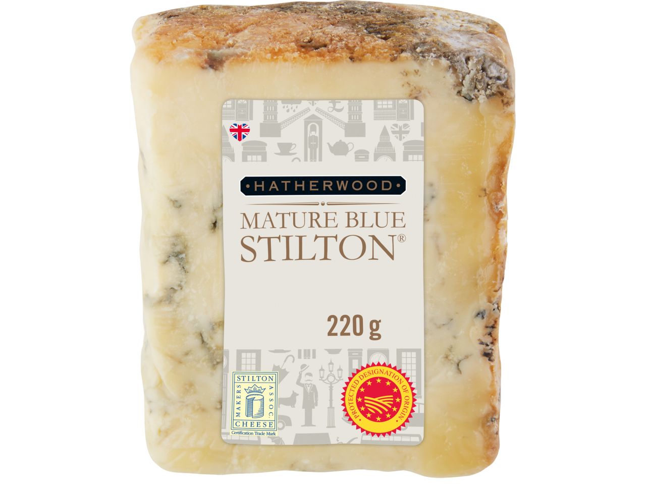 Парче сирене Hatherwood Mature Blue Stilton, 220 г.