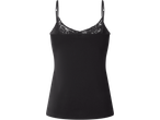 Ženska crna potkošulja ESMARA sa delikatnom čipkom na dekolteu.