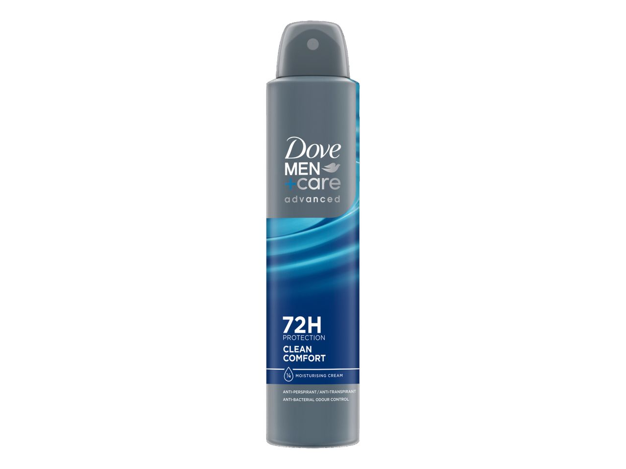 Dezodorant Dove Men+Care Advanced Clean Comfort nudi 72-urno zaščito.