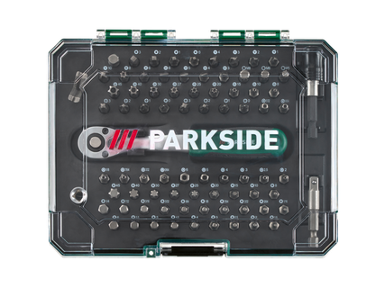 Parkside® Terkšlės ir antgalių rinkinys