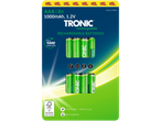 8 vnt. TRONIC AAA įkraunamų baterijų, 1000 mAh.