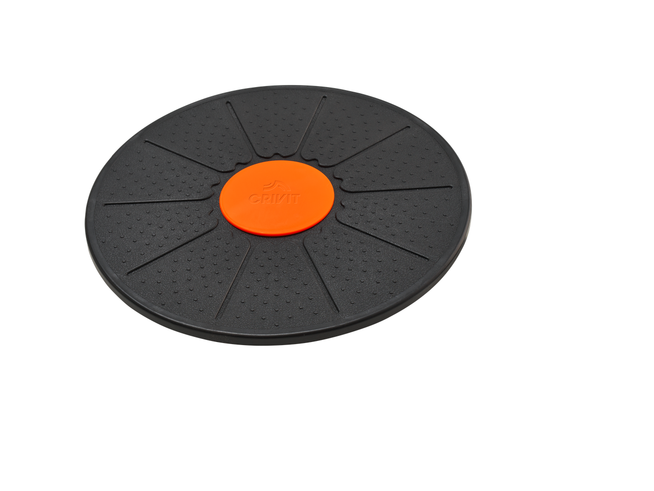 Crivit līdzsvara dēlis, melns ar oranžu centru