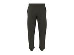 Dark grey men's sweatpants with a back pocket, rear view