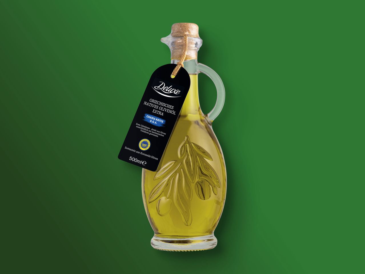 Gehe zu Vollbildansicht: Deluxe Griechisches Natives Olivenöl Chania Kritis g.g.A. - Bild 1