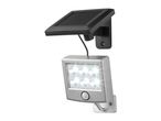 Solar-powered LED wall light with motion sensor