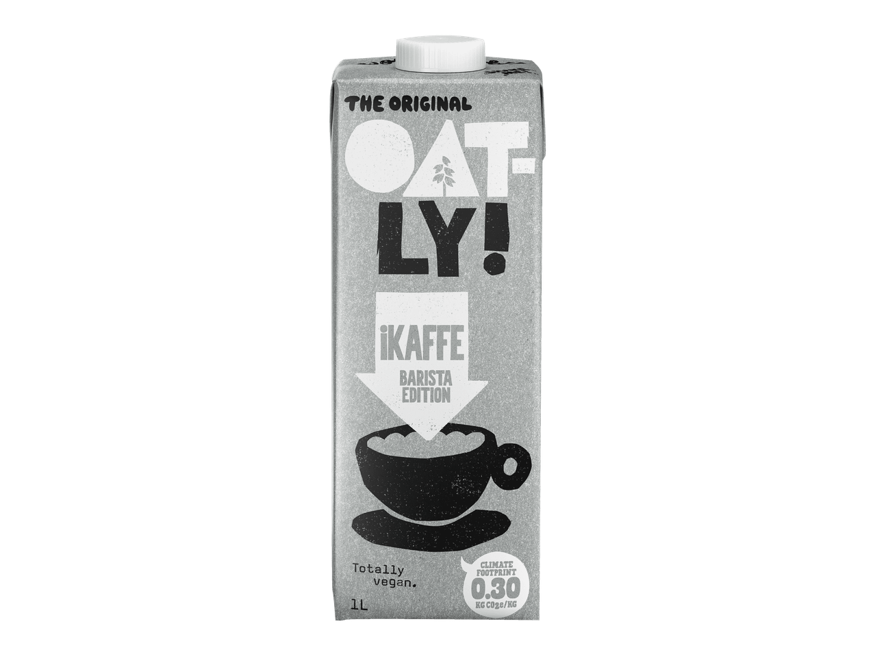 Oatly barista edition kaurajuomapakkaus.
