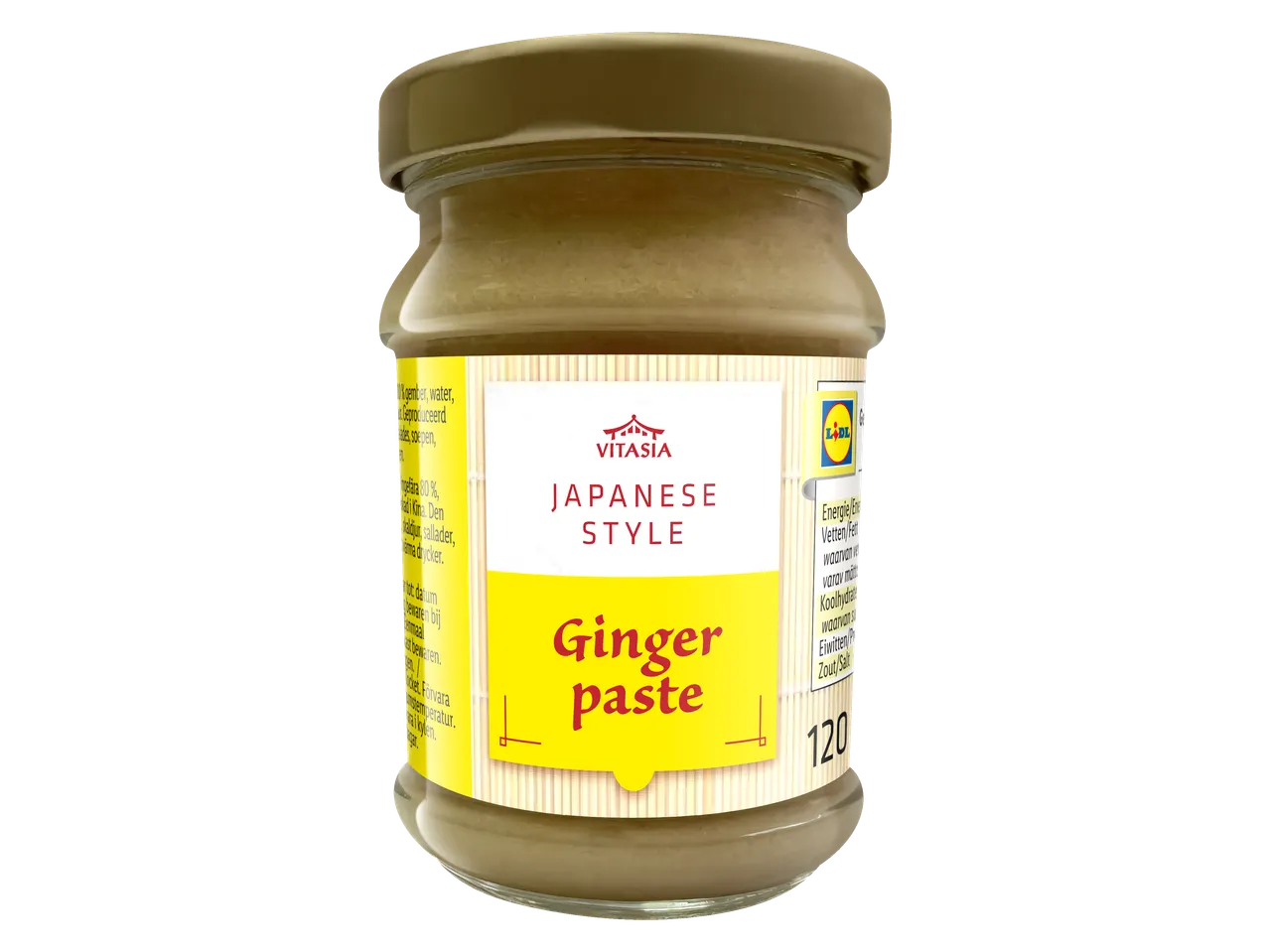Vitasia Japanse Stijl Gemberpasta in een pot, 120g.