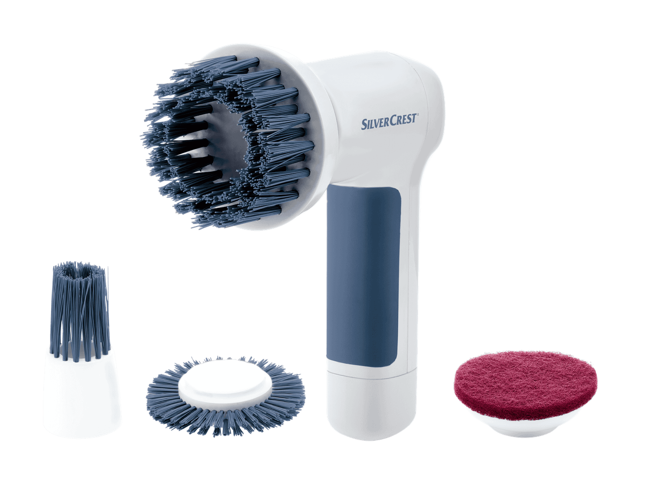 Spazzola elettrica SilverCrest con accessori per la pulizia