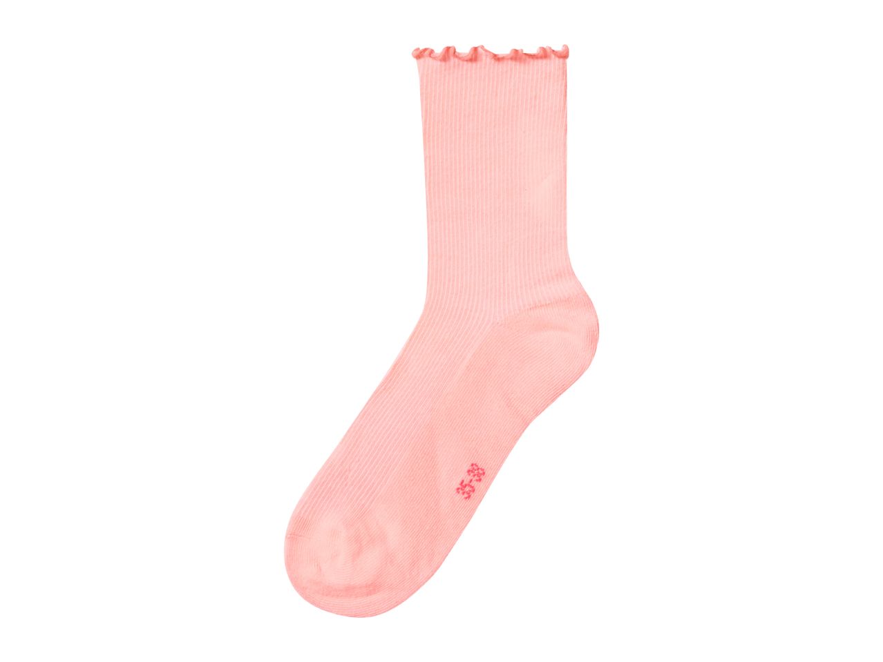 Esmara Kids Kids’ Pink/Blue/Grey/White Socks - 7 Pairs