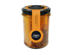 Bocal de filets de thon avec mangue séchée, citron vert et piment, 190g.