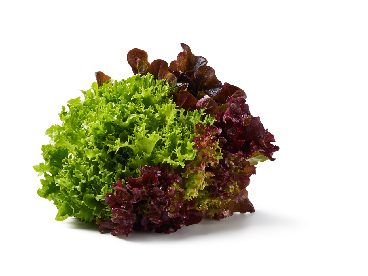 Amestec de salată verde și roșie.