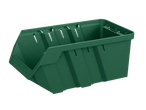 Ladă de depozitare verde cu separatoare, parte a setului de sortare și depozitare PARKSIDE®.