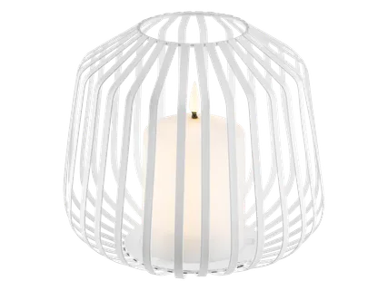 LIVARNO HOME Bougie LED corbeille métallique