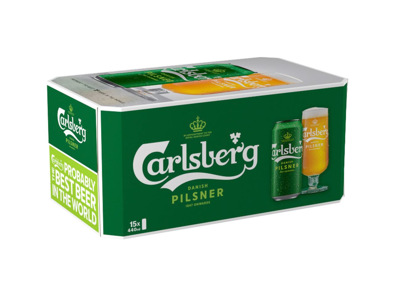 Go to full screen view: Carlsberg Lager - Image 1