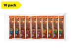 A 10-pack of Halloween chocolate lollies featuring pumpkin scarecrow designs.