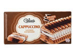 Sobremesa de gelo Gelatelli Cappuccino em camadas com camadas de cacau.